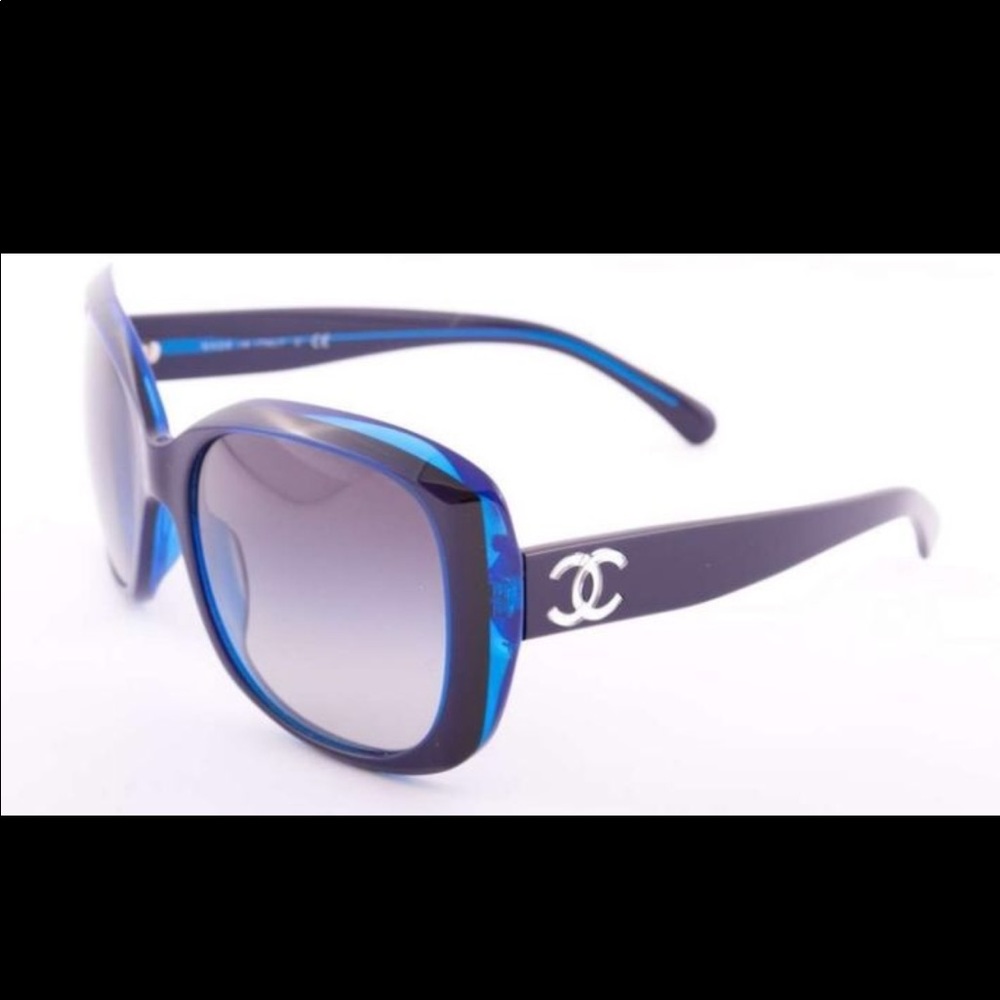 Authentic Chanel sunglasses blue